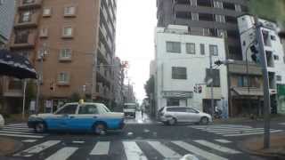 八蔵橋~コンビニへ（車載動画）江戸川区Tokyo,Japan.