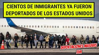 INMIGRANTES LATINOS YA fueron deportados de EUA durante los primeros días de 2025