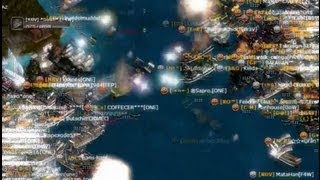 200vs200 WAR SeaFight - ✬MaitreMetroid✬ - [ONE] vs [F4W] [GOW] [WaV]