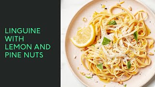 Linguine with Lemon and Pine Nuts | 40 Minutes | Guided Cooking | CHEF iQ Smart Cooker