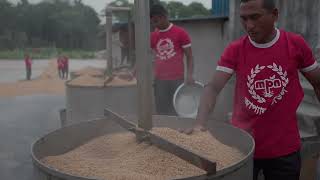 কিভাবে ধান থেকে চাল প্রস্তুত করা হয় ? || Step By Step Husking Rice Prepared || রাইস মিল