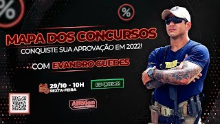 MAPA DOS CONCURSOS: conquiste sua aprovação em 2022 - Evandro Guedes - AlfaCon