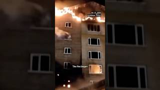 Fire tears through ski resort hotel in Turkey