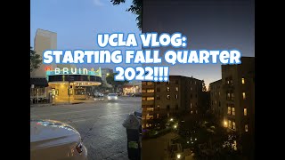 UCLA VLOG: STARTING FALL QUARTER 2022!!!