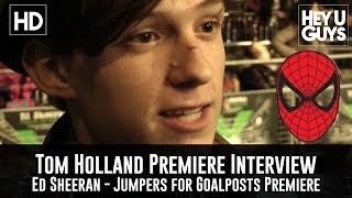 Tom Holland Interview - Spider-Man (Jumpers for Goalposts Premiere)