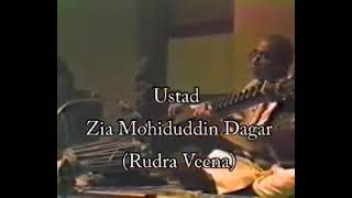 Ustad Zia Mohiuddin Khan Dagar - Rudra Veena