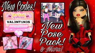 NEW VALENTINES CODES IN DRESS TO IMPRESS! ❤️🥰 DTI Roblox