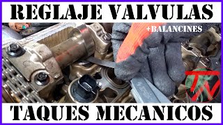 Como hacer el REGLAJE DE VALVULAS COCHE 🔍 Calibrar Taqués mecánicos y balancines 🔧 (Fácil)