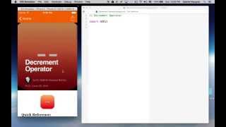 (SPANISH VERSION) Decrement Operator (Swift Programming Language Reference)