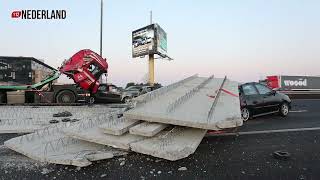 Ernstig ongeval op de A2 Zaltbommel