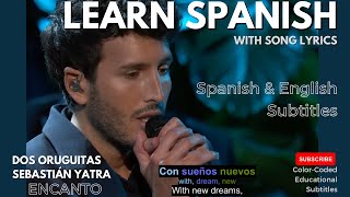 Sebastián Yatra - Dos Oruguitas LIVE from the Oscars- Spanish & English Lyrics - EdSubs #encanto