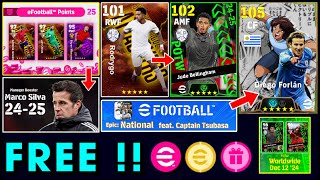 eFootball™ 2025 New Ambassador Packs & Free Epics 🤩🔥 Free Coins, 5000 eFootball Point Shop Players 🔔