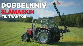 Dobbelkniv-slåmaskin til traktor - SECO DUPLEX fra BB-Umwelttechnik