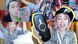 [美國Vlog] GRWM 跟我一起化妝！旅行帶什麼？即時翻譯機好好玩 What's in my bag  | 沛莉 Peri