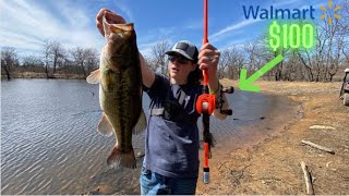 Testing The NEW Lew's Xfinity Baitcaster Combo | Walmart Under $100 | PB Bass RECORD BROKEN!