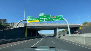 Driving South Through Auckland - Mount Eden to Glenbrook