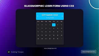 Custom Calendar using JavaScript with free source code - Coding Torque