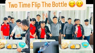 Flip The Bottle Two Time Eat Unlimited 😍😋😋#comedy #flipchallenge #youtube #viralvideo #khelokhaojito