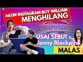 Artis Indonesia Akun Instagram Boy William Hilang Usai Sebut Jennie BLACKPINK Malas