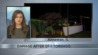 EF1 tornado causes damage in Illinois