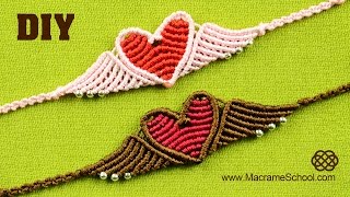 Flying Heart Bracelet Tutorial