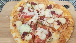 সহজ পদ্ধতিতে বাসায় তৈরি পিজ্জা 🍕/// Recipe by Shimpu's kitchen