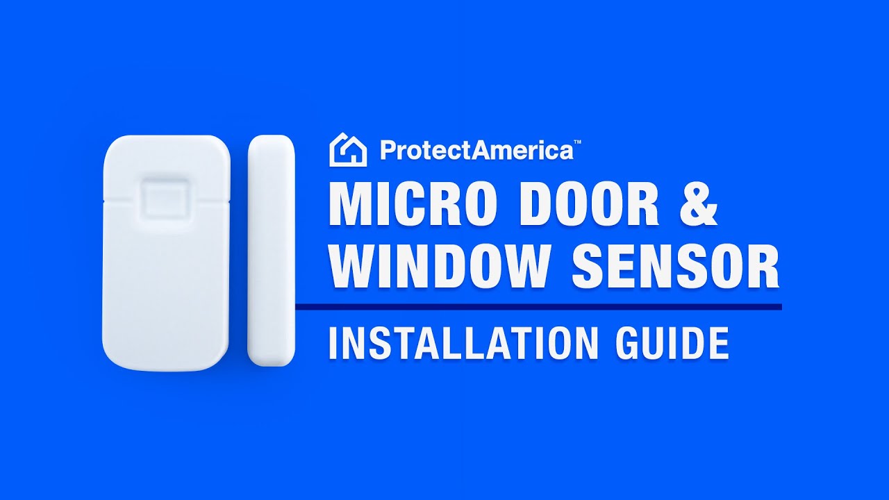 Installing Door And Window Sensors Protect America Youtube