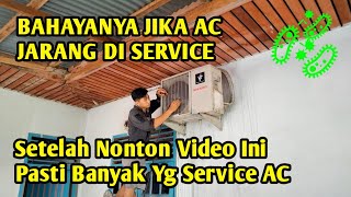 MENGAPA AC HARUS DI SERVICE PADAHAL MASIH DINGIN || SERVICE AC PEKANBARU