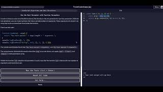 07 Use the Rest Parameter with Function Parameters - ES6- FreeCodeCamp Solution - Javascript FCC