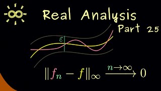 Real Analysis 25 | Uniform Convergence [dark version]