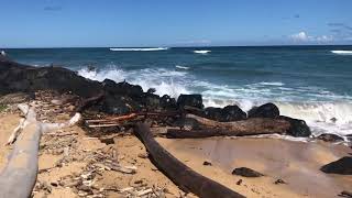 Lydgate Beach at Kauai Island in Hawaii