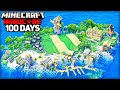 I Survived 100 Days on an ISLAND in Minecraft Hardcore
