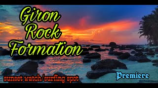 GIRON ROCK FORMATION BIG WAVES||Sunet watching And Surfing spot in BIRI NORTHERN SAMAR