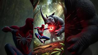 Supergirl को kon बचाएगा (Giant Rhino) से !!!! #shorts #spiderman #marvel #dc #avengers