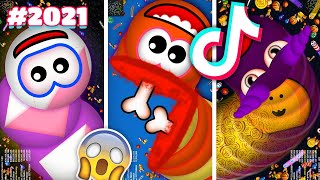 TikTok Cacing WormsZone.io Viral Video Terbaru (Best TikTok Worms Zone io Gameplay Compilation) #21