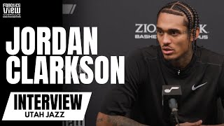 Jordan Clarkson Reacts to Utah Jazz Start of Regular Season Play & How Draft Position Doesn't Matter