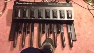 Roland pk-5 eBay test video