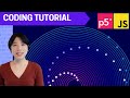 p5.js Coding Tutorial | Rainbow Pendulum Waves