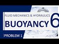 Fluid Mechanics and Hydraulics - Buoyancy Problem 1