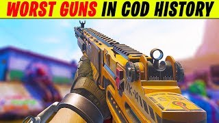 Top 10 WORST Guns in COD HISTORY | Chaos