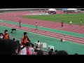 第74回広島県高等学校総合体育大会　陸上競技　男子走幅跳　予選1回目