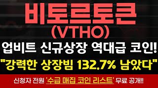 [비토르토큰 코인] 신규장장! 역대급 급등빔 아직 안끝났다! 무조건 시그널 체크! #비토르토큰 #비토르토큰코인 #비토르토큰상장 #비토르토큰업비트