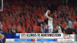 HIGHLIGHTS: Dominant first half propels Illinois past Northwestern