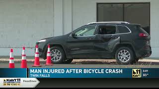 Rider left with serious injuries after electronic bike crashes into SUV