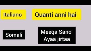 barashada luuqada Taliyaaniga  oo af somali ku fasiran