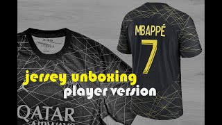 Jersey Unboxing - 22/23 Mbappe PSG 4th (Player Verion)