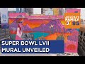 Local artists unveil new Super Bowl LVII mural in dowtown Phoenix