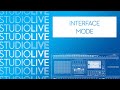 Interface Mode on StudioLive Series III digital mixers