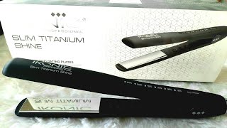 Ikonic Slim Titanum Shine Hair Straightener. #kkbeautyknowledeg