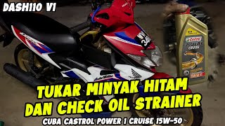 SERVIS SETELAH 1000KM BARU FULL THROTTLE | Honda Dash110 V1